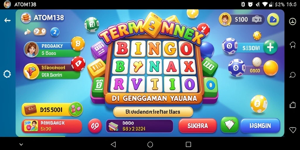 Tampilan gameplay Bingo yang seru dan interaktif di ATOM138.