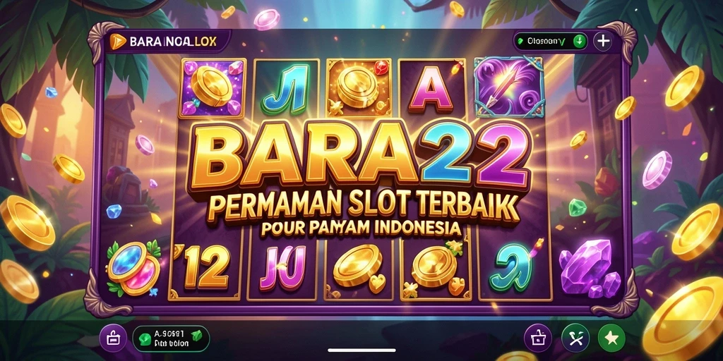 Gameplay seru BARA22 dengan tema yang menarik dan peluang kemenangan.