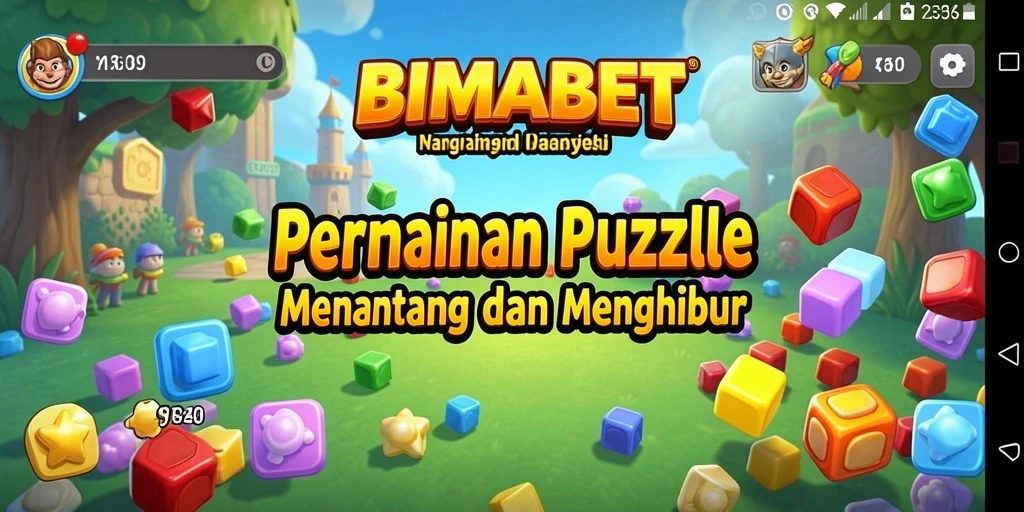 Tampilan gameplay seru dari BIMABET dengan teka-teki yang menantang.