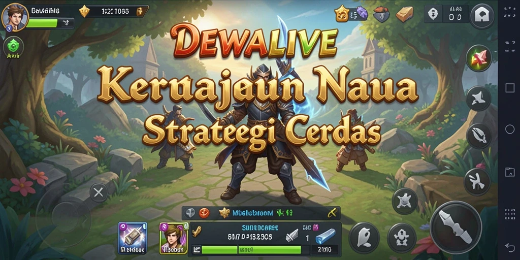 Tampilan gameplay menegangkan di DEWALIVE saat melindungi kerajaan dari serangan.