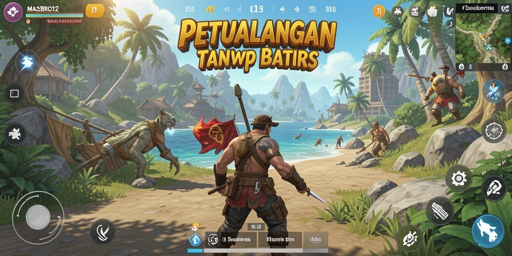 Tampilan menarik dari gameplay petualangan Open World MASBRO12.