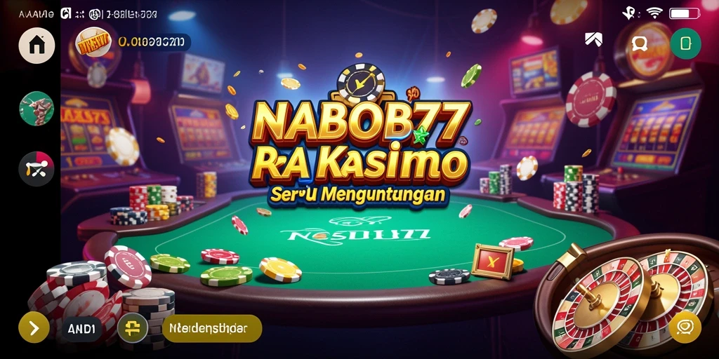 Tampilan menarik dari permainan Kasino NABOB77 yang mendebarkan.