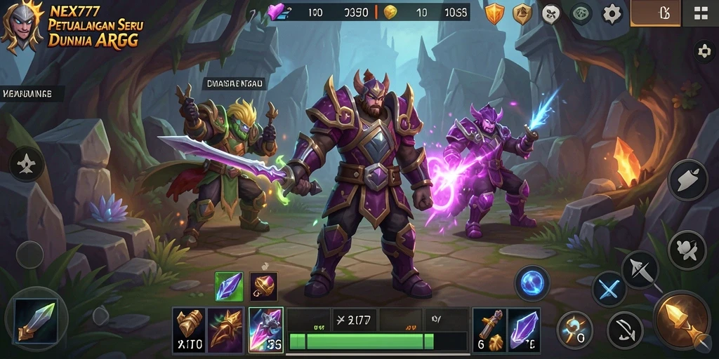 Tampilan gameplay NEX777 yang menakjubkan dan dinamis.