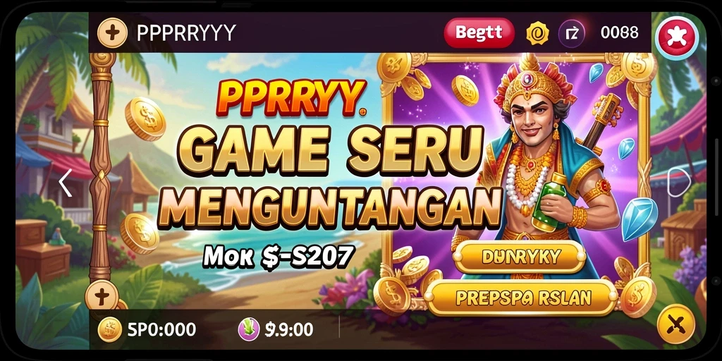 Tampilan gameplay menarik dari PPRRYY dengan tema Slot.