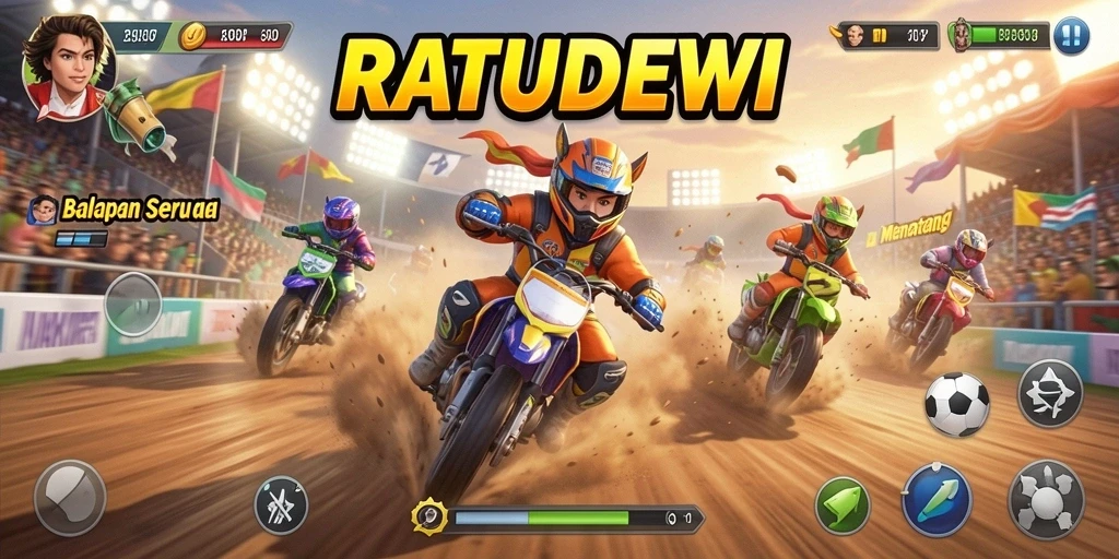 Gameplay Racing yang seru dengan grafik menakjubkan.