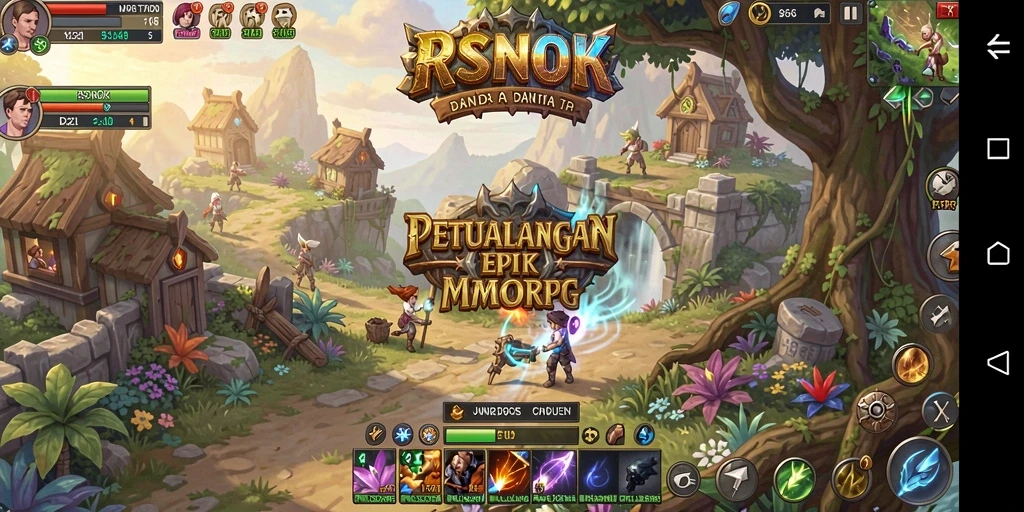 Gameplay RSNOK yang menarik dalam dunia MMORPG.