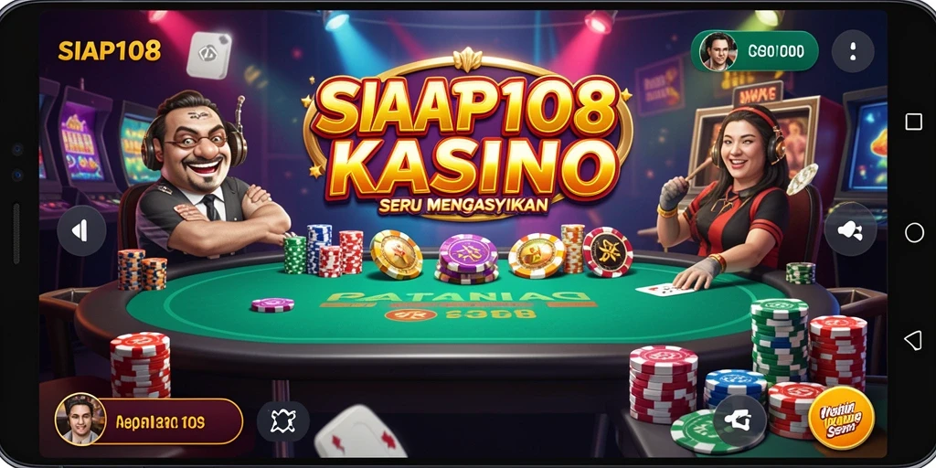 Tampilan menarik dari permainan Kasino di SIAP108 yang mendebarkan.