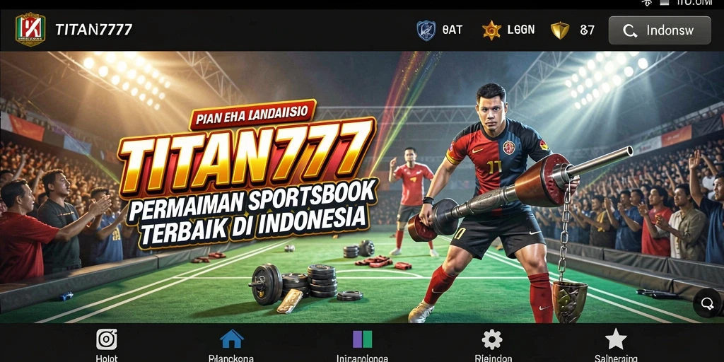 Tampilan gameplay Sportsbook di aplikasi TITAN777 yang menarik.