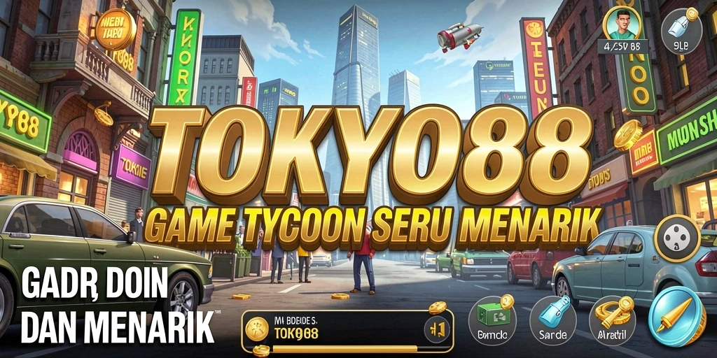 Tampilan gameplay seru di TOKYO88 dengan elemen Tycoon yang menarik.